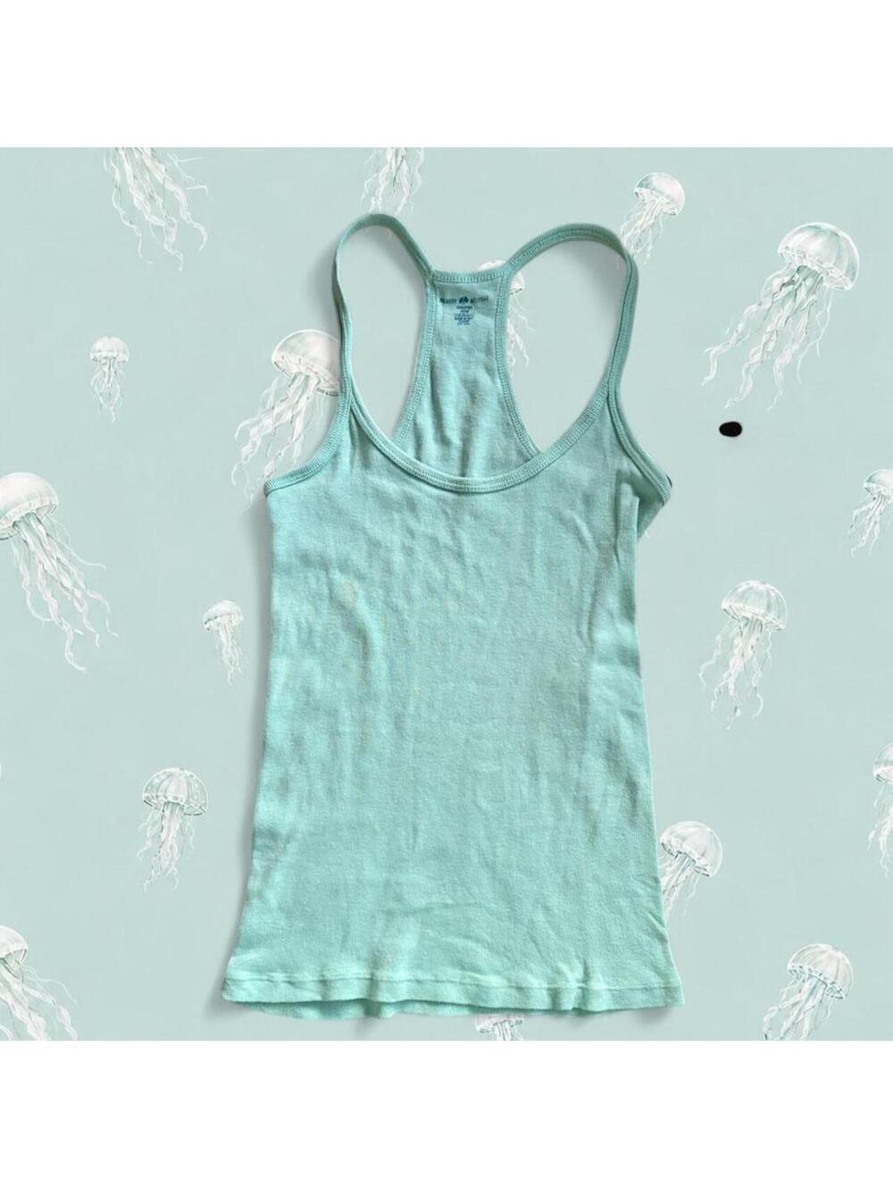 Brandy Melville seafoam teal tank